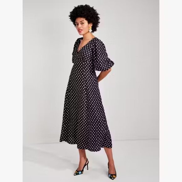 NWT Kate Spade Harmony Dot Cloqué Dress (never worn) - Picture 5 of 5